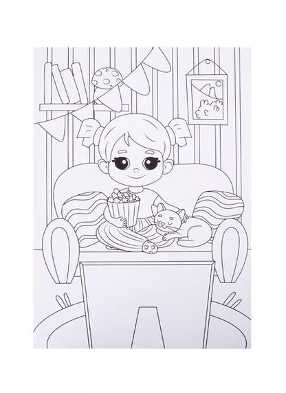 Фотография книги "Страна девчонок. Раскраска"