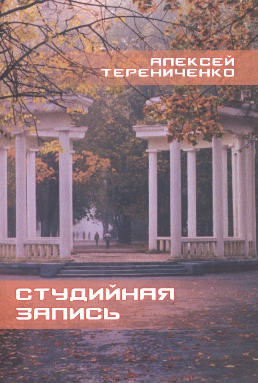 Обложка книги "Студийная запись. Книга стихов"
