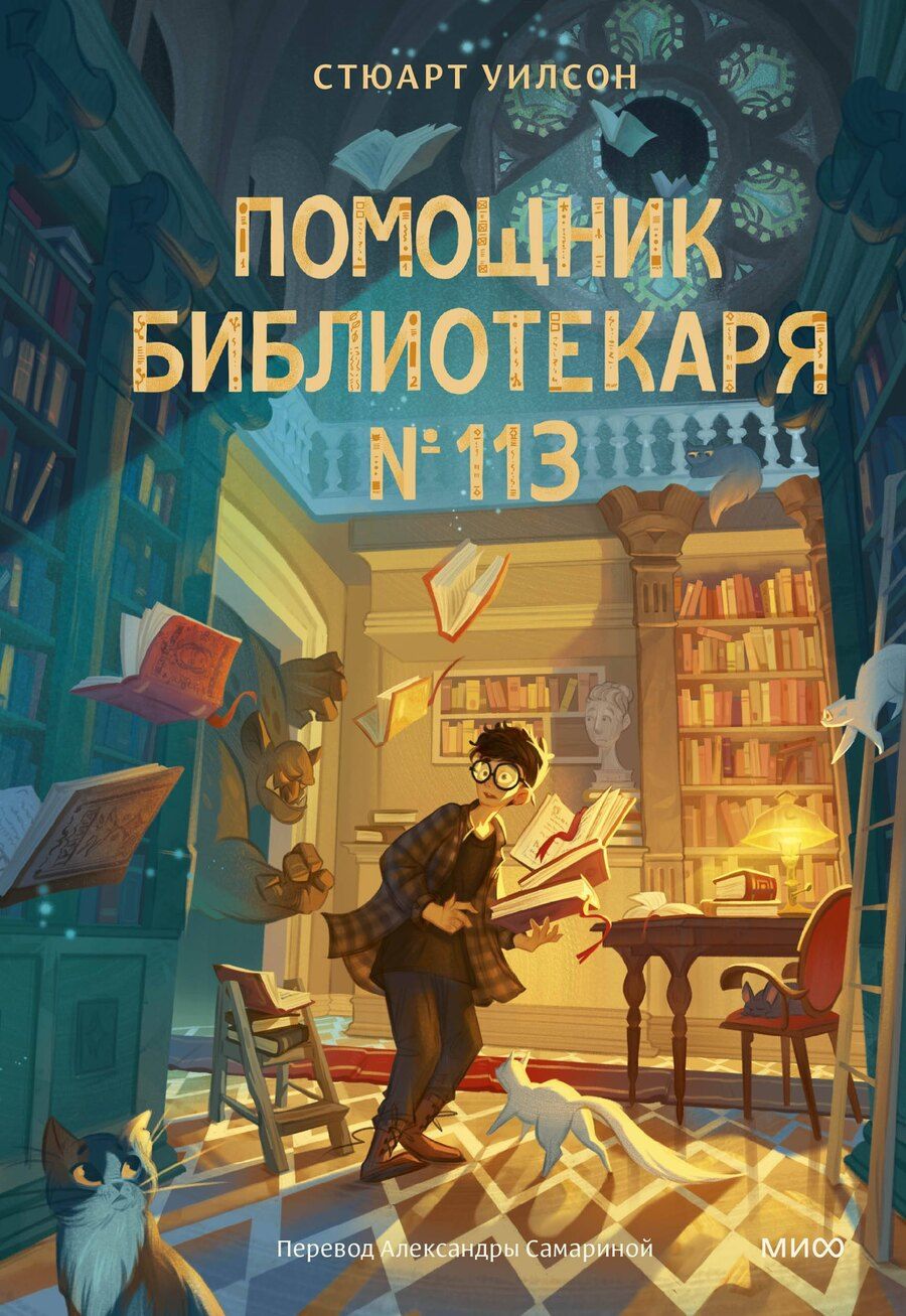 Обложка книги "Стюарт Уилсон: Помощник библиотекаря № 113"