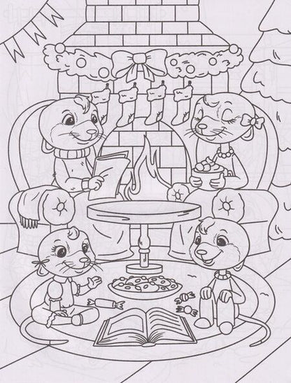 Фотография книги "Сурикаты и зимние истории: книжка-раскраска с наклейками"