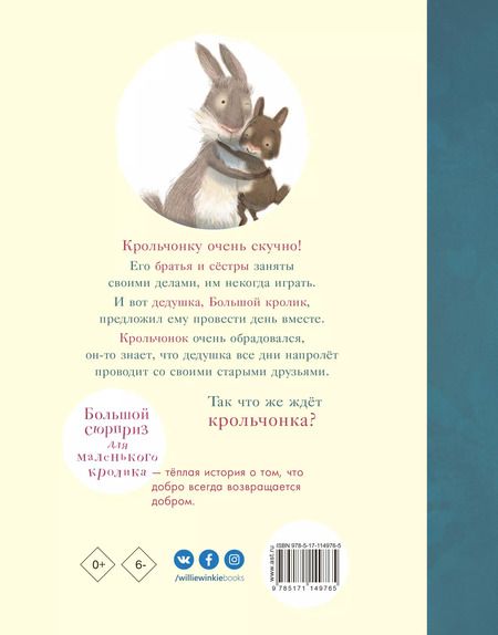 Фотография книги "Свапна Хаддоу: Большой сюрприз для маленького кролика"