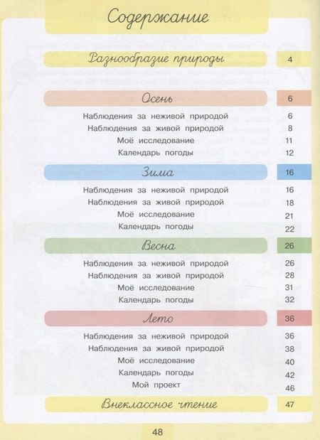 Фотография книги "Светлана Курчина: Дневник наблюдений. Окружающий мир. 4 класс"