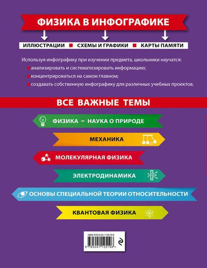 Фотография книги "Светлана Вахнина: Физика в инфографике"