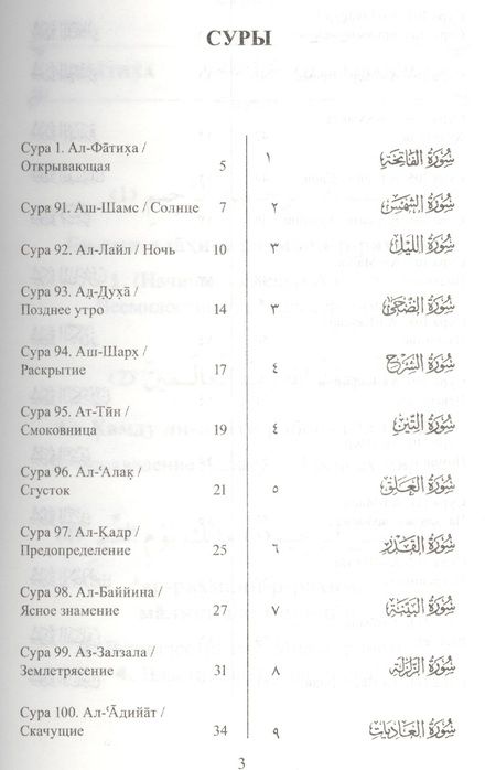 Фотография книги "Священный Коран. 25 коротких сур"