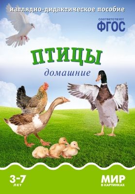 Фотография книги "Т. Минишева: Птицы домашние: наглядно-дидактическое пособие (ФГОС)"