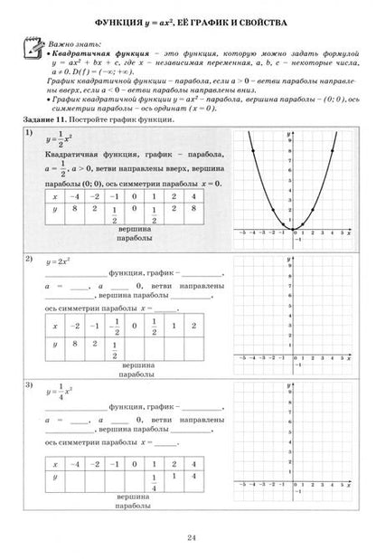 Фотография книги "Т. Сиротина: Алгебра. 9 класс. Базовый уровень. Тетрадь-тренажер. Учебное пособие"