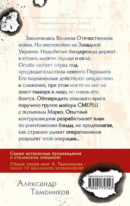 Фотография книги "Тамоников: Бой с невидимкой"