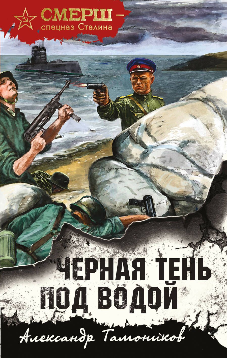 Обложка книги "Тамоников: Черная тень под водой"