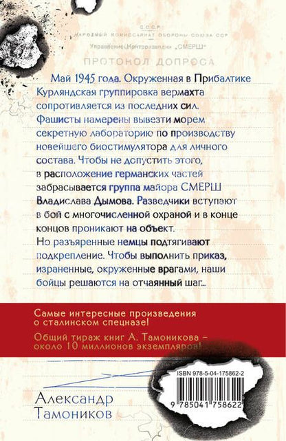 Фотография книги "Тамоников: Зловещий лабиринт"