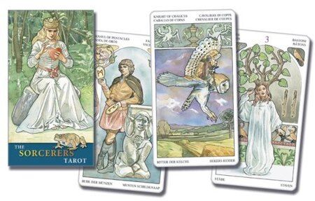 Фотография книги "The Sorcerers Tarot / Таро 78 волшебников (карты+инструкция на англ. яз.) (EX141) (коробка)"