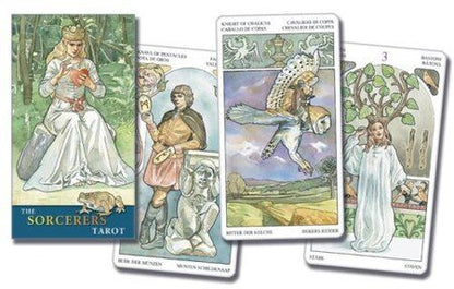 Фотография книги "The Sorcerers Tarot / Таро 78 волшебников (карты+инструкция на англ. яз.) (EX141) (коробка)"