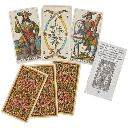 Фотография книги "Таро Аввалон, Ancient Italian Tarot (коробка) (упаковка) (78 карт) (EX11) (на анг. яз.)"