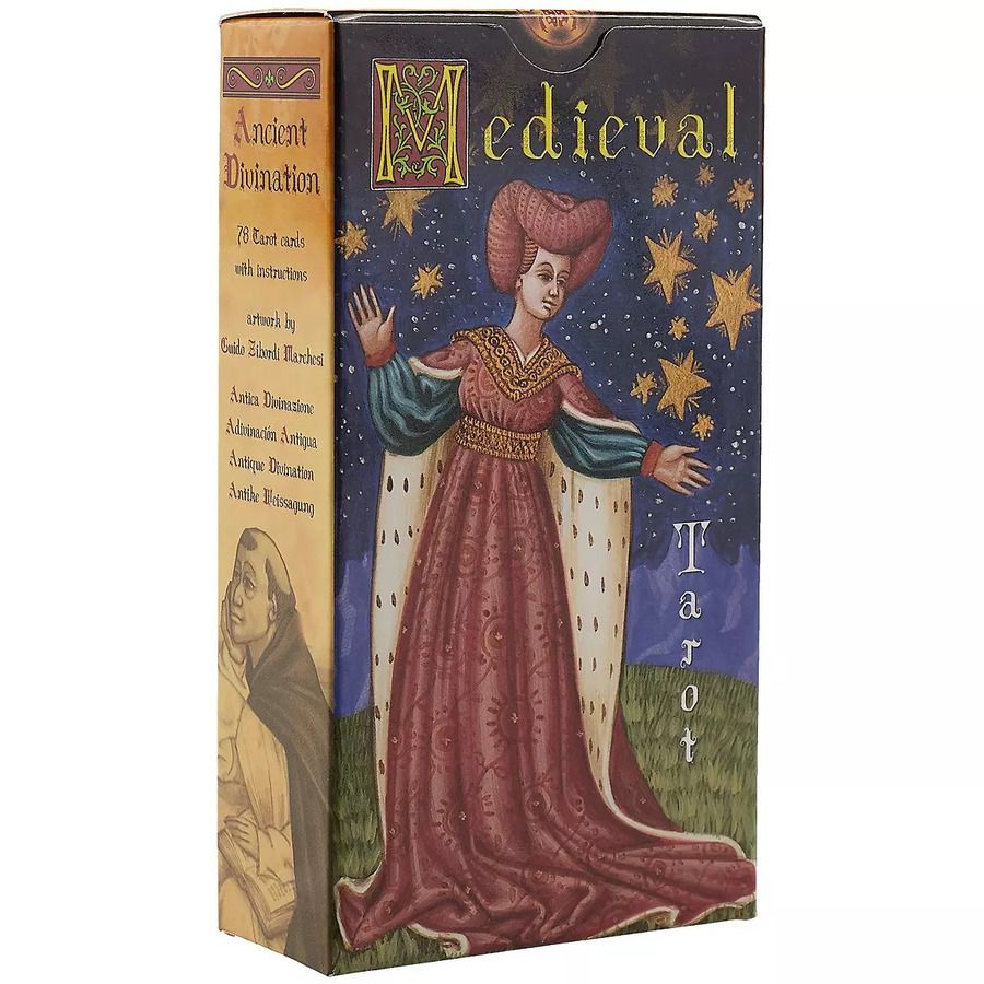Обложка книги "Таро Аввалон, Medieval Tarot Таро Средневековое (на англ. яз.) (78 карт) (EX138) (коробка)"