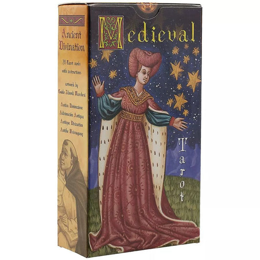 Обложка книги "Таро Аввалон, Medieval Tarot Таро Средневековое (на англ. яз.) (78 карт) (EX138) (коробка)"