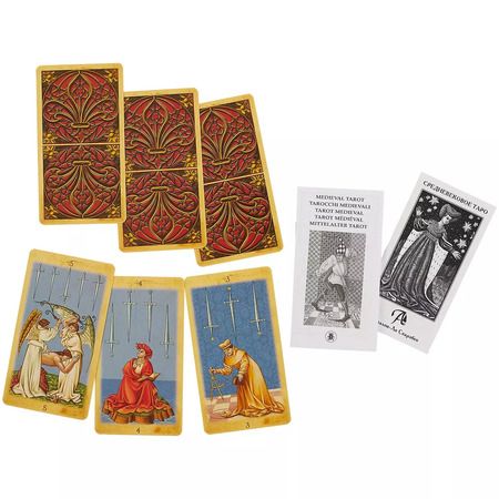 Фотография книги "Таро Аввалон, Medieval Tarot Таро Средневековое (на англ. яз.) (78 карт) (EX138) (коробка)"