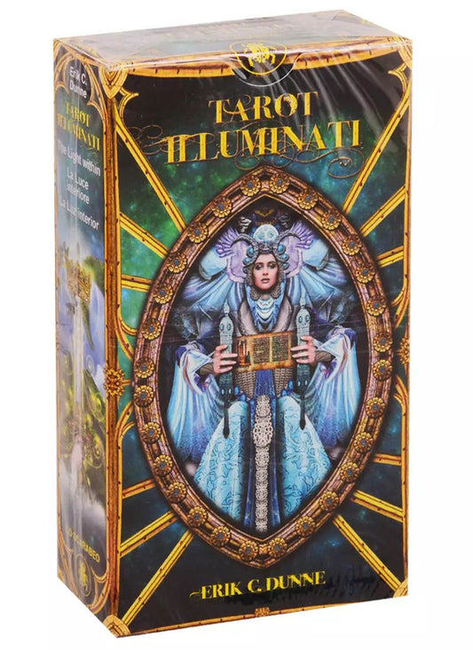 Обложка книги "Таро Аввалон, Tarot Illuminati Таро Иллюминатов (на англ. яз.) (EX205) (коробка)"