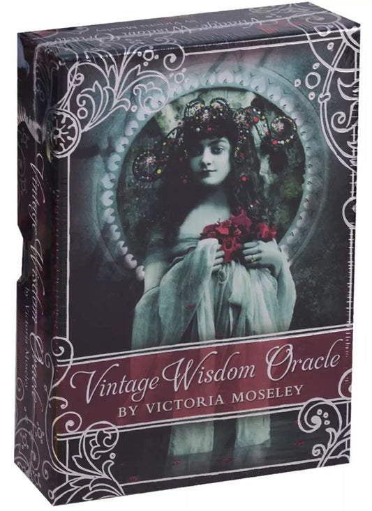 Обложка книги "Таро Аввалон, Vintage Wisdom Oracl Оракул Мудрости Винтажный (карты+инструкция) (на англ. яз.) (коробка) (ПИ)"