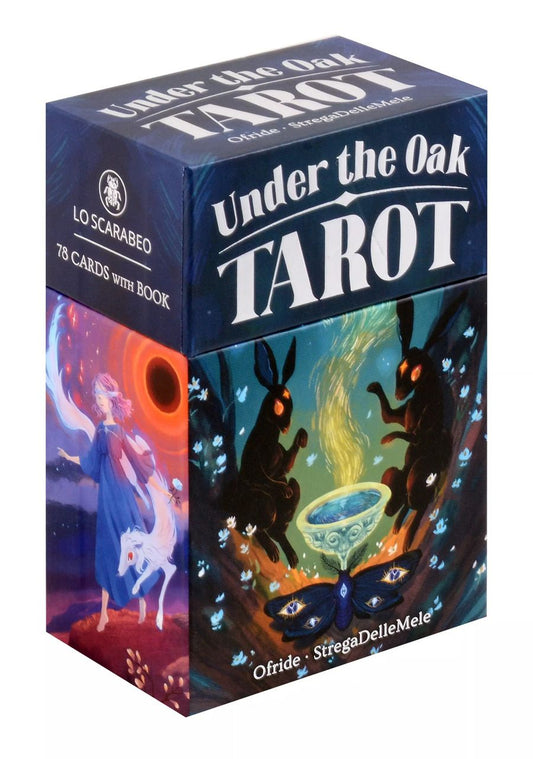 Обложка книги "Офрид СтрегаДельеМеле: Under the Oak Tarot / Таро Под волшебным дубом"