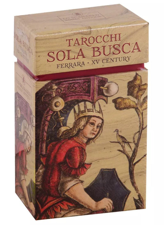 Обложка книги "Таро Сола Буска / Tarocchi Sola Busca"