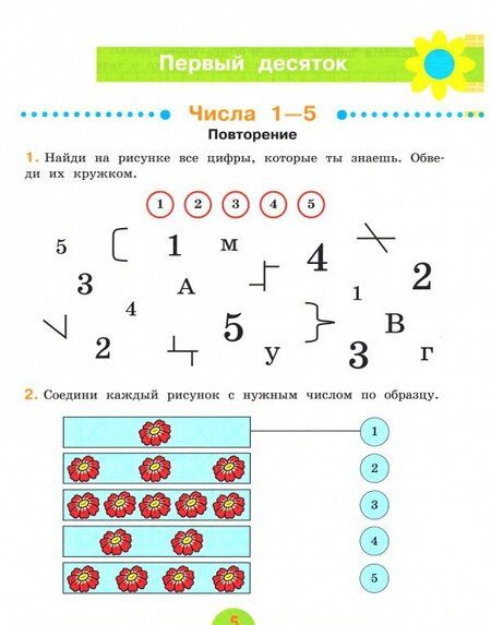 Фотография книги "Татьяна Алышева: Математика. 1 класс. Рабочая тетрадь. Адаптированные программы. В 2-х частях. Часть 1. ФГОС ОВЗ"