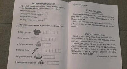 Фотография книги "Татьяна Бондарева: Пишу, читаю, в слова играю, предложения составляю. 5-7 лет"