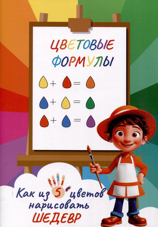 Обложка книги "Татьяна Моданова: Как из 5 цветов нарисовать шедевр"