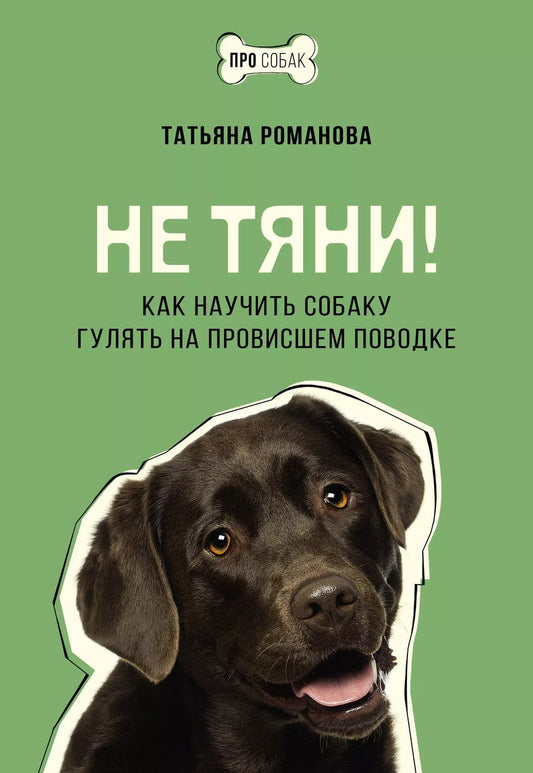 Обложка книги "Татьяна Романова: Не тяни! Как научить собаку гулять на провисшем поводке"