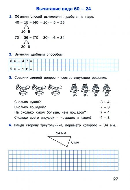 Фотография книги "Татьяна Ситникова: Математика. 2 класс. Рабочая тетрадь. ФГОС"