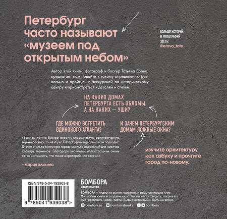 Фотография книги "Татьяна Ерова: Архитектурная азбука Петербурга. Карманный формат"