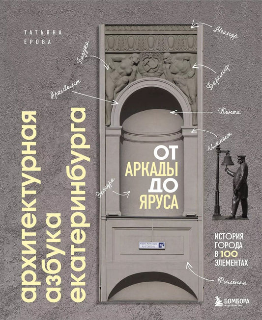 Обложка книги "Татьяна Ерова: Архитектурная азбука Екатеринбурга: от аркады до яруса (новое оформление)"