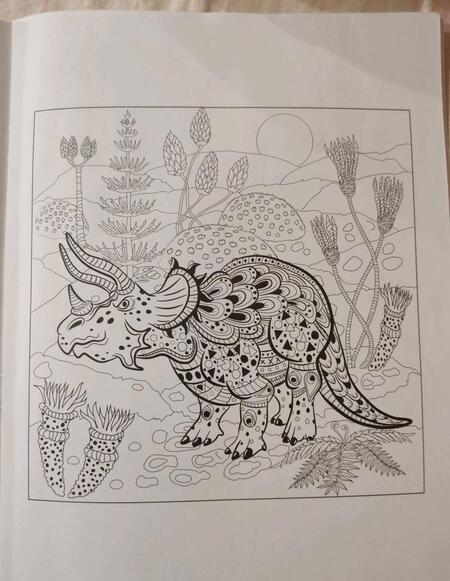 Фотография книги "Тейлор: Dino. Творческая раскраска удивительных динозавров"