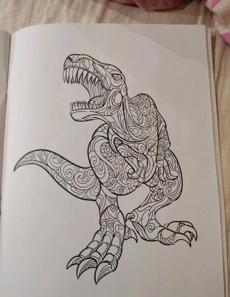 Фотография книги "Тейлор: Dino. Творческая раскраска удивительных динозавров"