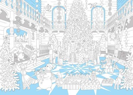 Фотография книги "Терем Деда Мороза: книжка-плакат"