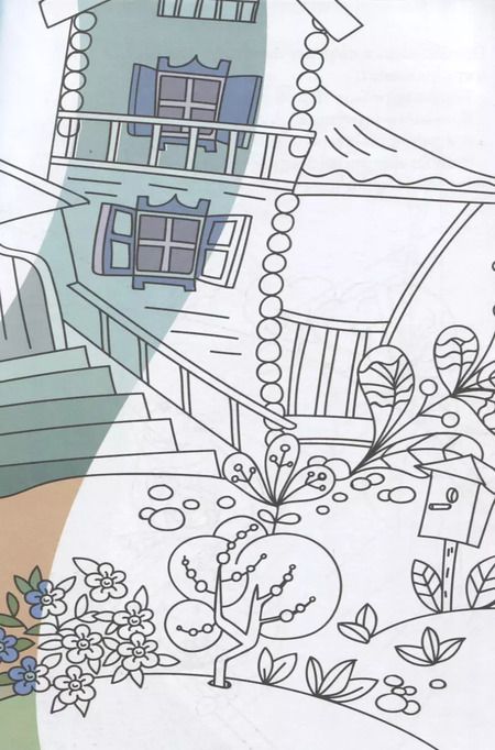 Фотография книги "Теремок. Сказка-раскраска"