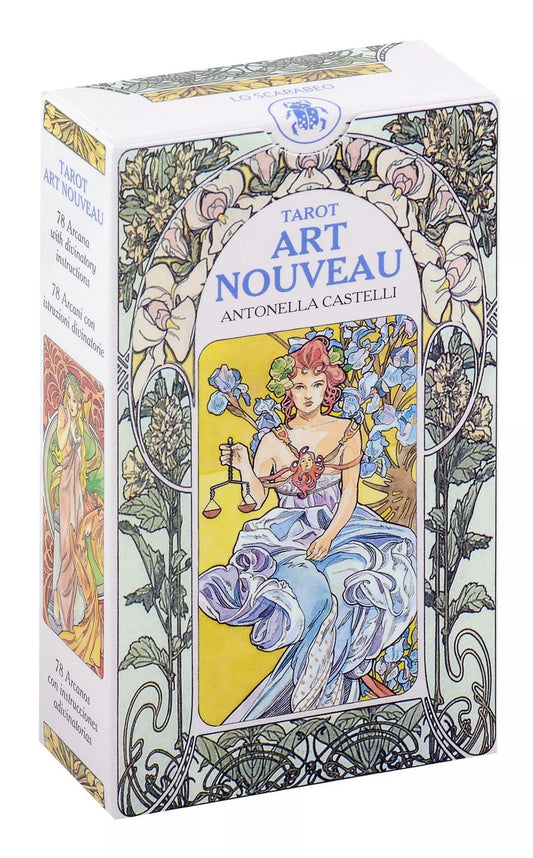 Обложка книги "Таро ГАЛЕРЕЯ / Terot Art Nouveau (78 карт+руководство)"