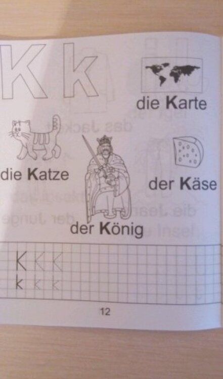 Фотография книги "Тетрадь по немецкому языку. Часть 1. Для детей 5-7 лет"