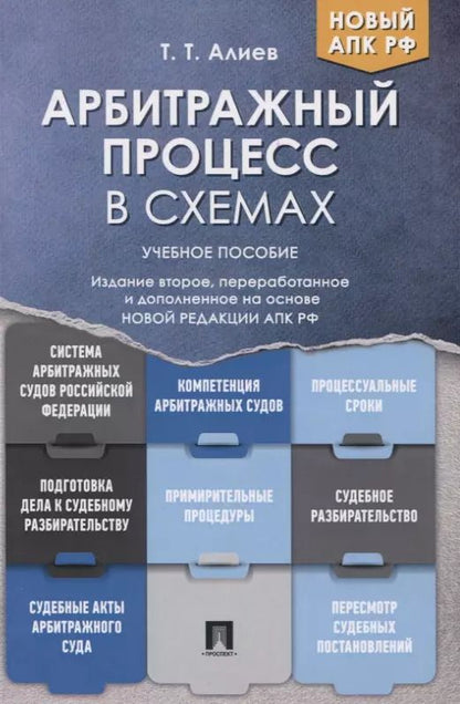 Обложка книги "Тигран Алиев: Арбитражный процесс в схемах. Учебное пособие"