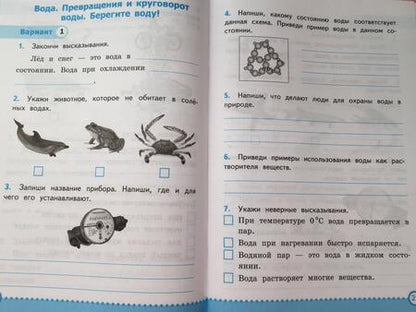 Фотография книги "Тихомирова: Окружающий мир. 3 класс. Зачетные работы. К учебнику А. А. Плешакова. ФГОС"