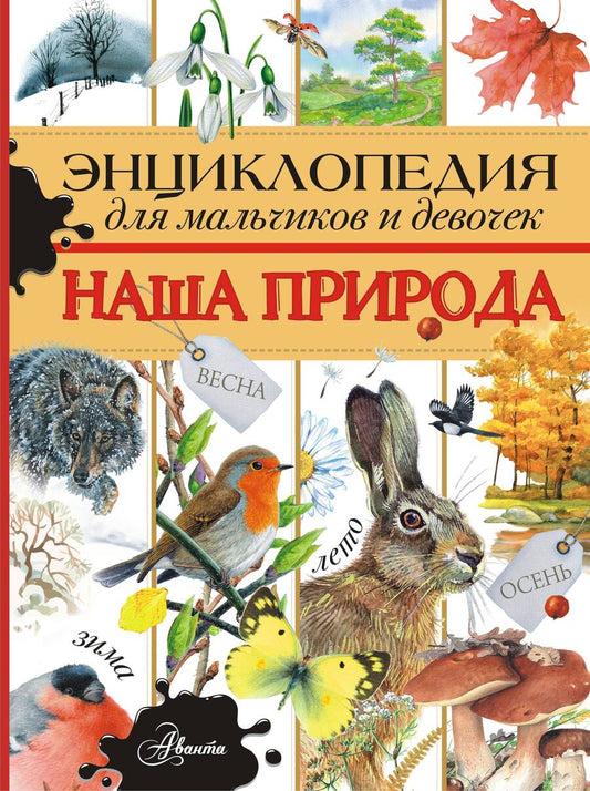 Обложка книги "Тихонов: Энциклопедия для мальчиков и девочек. Наша природа"