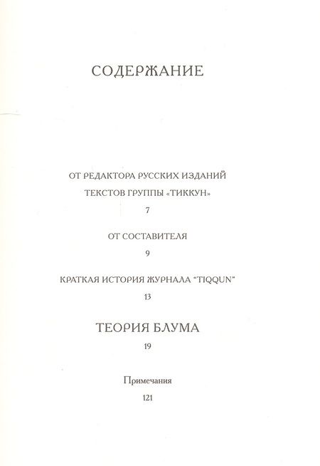Фотография книги "Тиккун: Теория Блума"