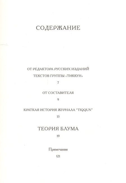 Фотография книги "Тиккун: Теория Блума"
