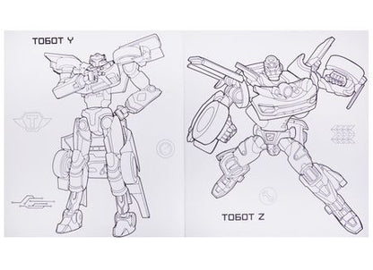 Фотография книги "Тоботы. моя мега-раскраска. команда защитников"