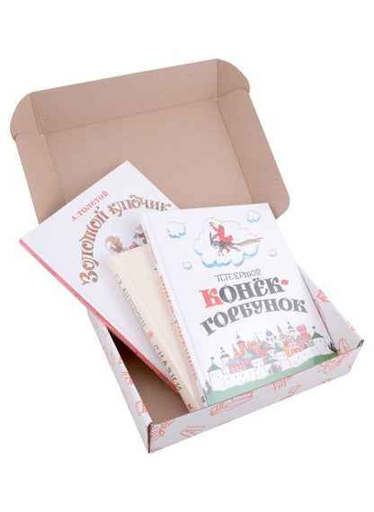 Фотография книги "Толстой, Ершов, Андерсен: В стране великих сказочников. Подарочный набор из трех книг"