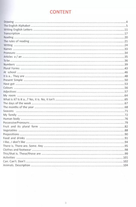 Фотография книги "Top English: Writing, transcription, reading, grammar and pronunciation of English words"