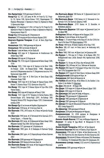 Фотография книги "Топонимика Крыма. Выпуск 4. Топонимикон Крыма И.Л. Белянского"