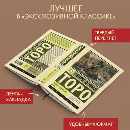 Фотография книги "Торо: Уолден, или Жизнь в лесу"