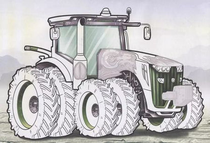 Фотография книги "Тракторы (с наклейками)"