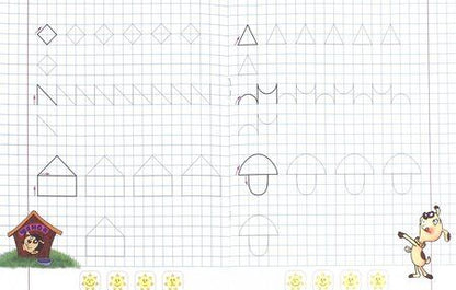 Фотография книги "Тренируем руку. Пишем и рисуем по клеточкам. 3-5 лет"