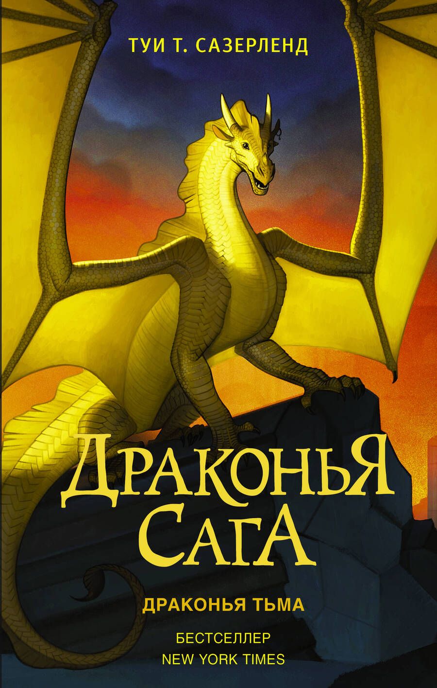 Обложка книги "Туи Т.: Драконья сага. Драконья тьма"