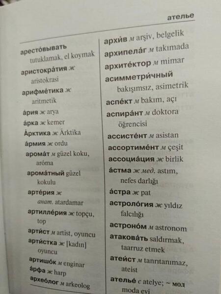 Фотография книги "Турецко-русский русско-турецкий словарь"